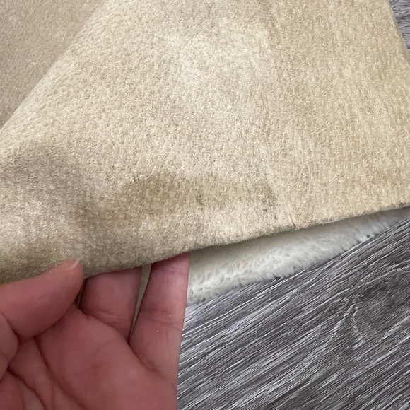 Vintage suede fur trench coat - Picture 7 of 7